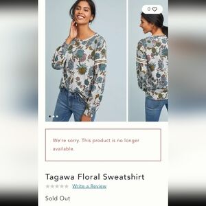 Anthropologie Dolan Tagawa Sweatshirt, XS